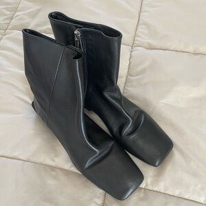 Zara leather boots